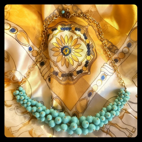 Jewelry - 💄Turquoise Beaded Necklace, VTG Style